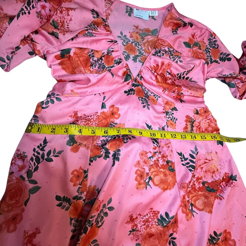 ASOS Design Pink Floral Maxi - Size 4 - Picture 11 of 15